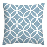 Taie de Coussin Bleu de Canapé à Différents Motifs
