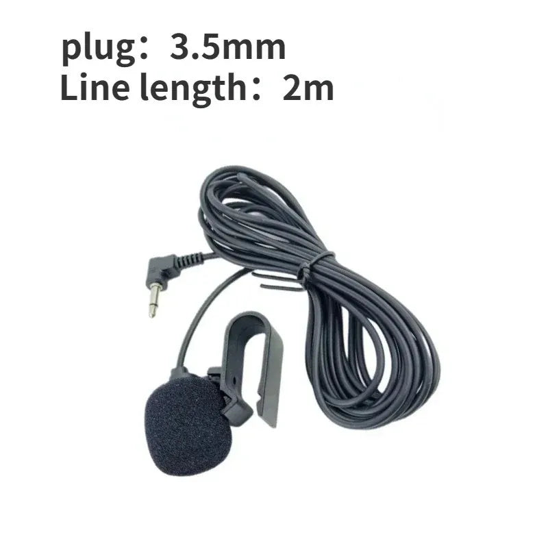 Microphone audio à clip pour voiture avec prise jack