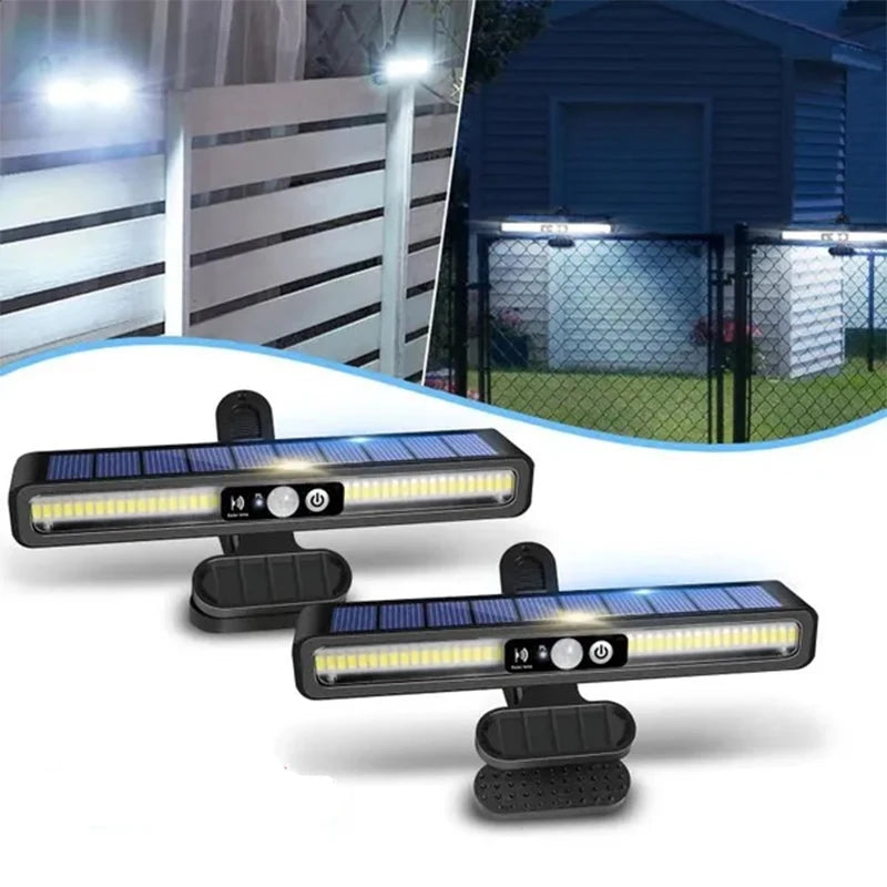 Lot de 2 Lampes Solaires Portables à Clipser