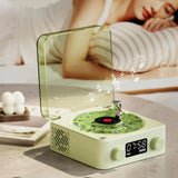 Mini Enceinte Rétro avec Effet Lumineux Relaxant