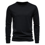 T-Shirt en 100% Coton Intemporel Manches Longues - Homme