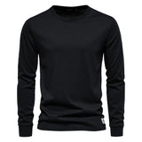 T-Shirt en 100% Coton Intemporel Manches Longues - Homme