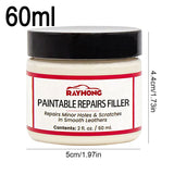Pâte de Remplissage de Réparation Cuir - Kit Complet
