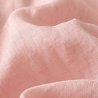 Chemise Col Mao Coupe Oversize en Coton & Lin Mi-Saison - Femme