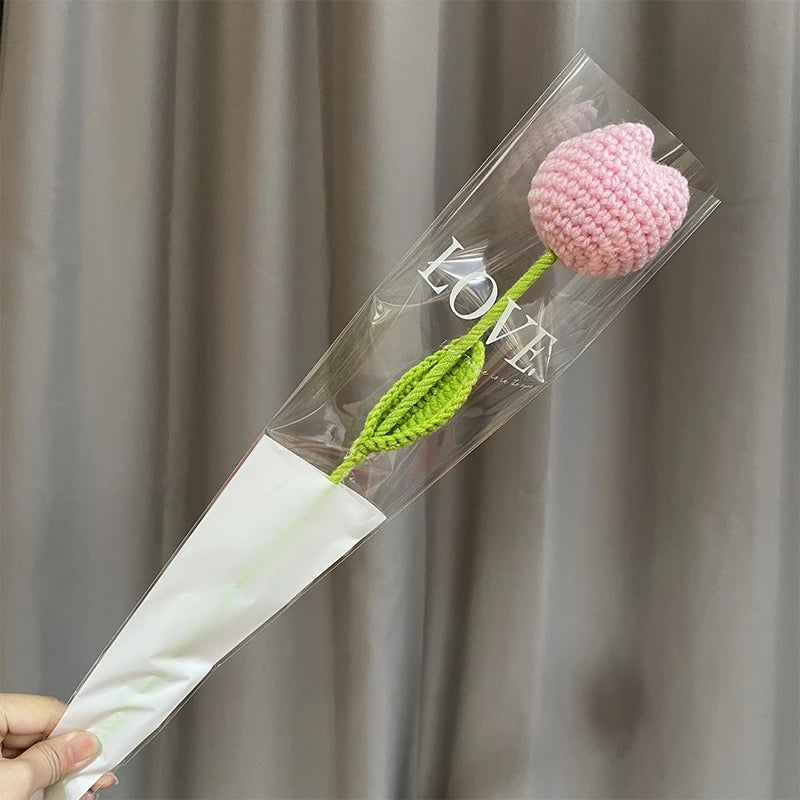 Fleur en Crochet Fait Main - Plaisir d'Offrir