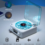 Mini Enceinte Rétro avec Effet Lumineux Relaxant