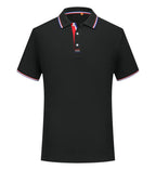 Polo homme décontracté respirant à col revers