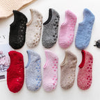 3x Paires de Chaussettes en Peluche Antidérapantes