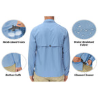 Chemise Homme Anti-UV UPF 50+ Respirante