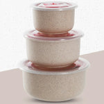 Bols Micro-ondables avec Couvercle Dateur - 3 pièces