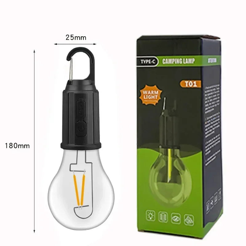 Lampe de Camping LED Étanche avec Crochet