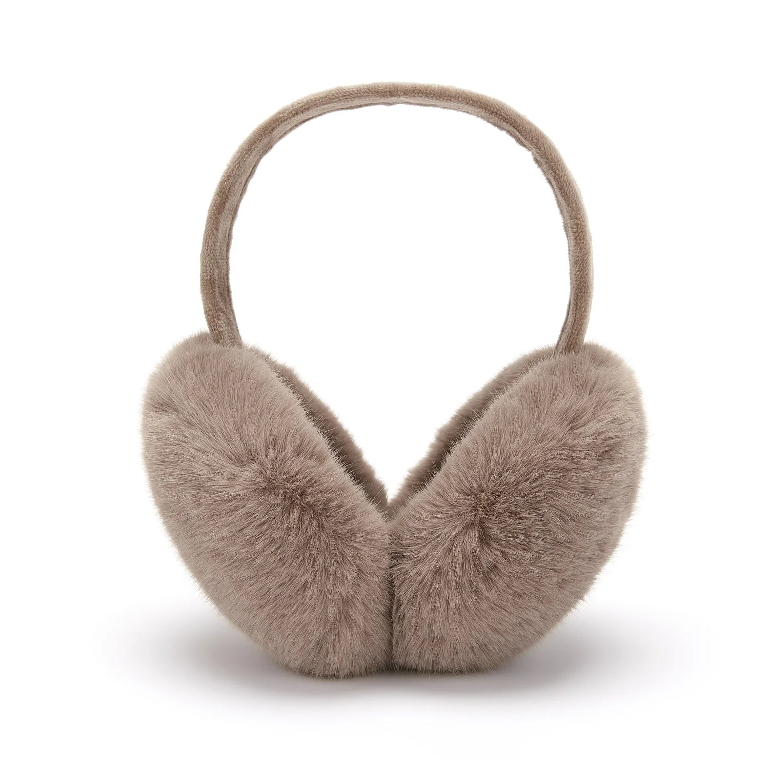 Cache-oreilles en fausses fourrure de lapin