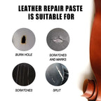 Pâte de Remplissage de Réparation Cuir - Kit Complet