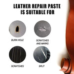 Pâte de Remplissage de Réparation Cuir - Kit Complet