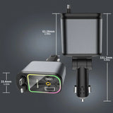Chargeur Voiture LED Ciel Étoilé 4-en-1