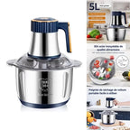 Hachoir de Cuisine Multifonctionnel à 5 Vitesses & 6 Lames