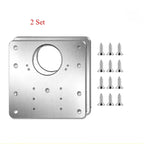 Kit de Réparation de Charnières d'Armoires en Acier Inox - 4PCS + VIS OFFERTES