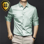 Chemise Satinée pour Hommes - 12 Couleurs