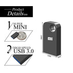 Mini clé USB 3.0 en métal Capacité MAX - Jusqu'à 2TO + Adaptateur USB-C OFFERT
