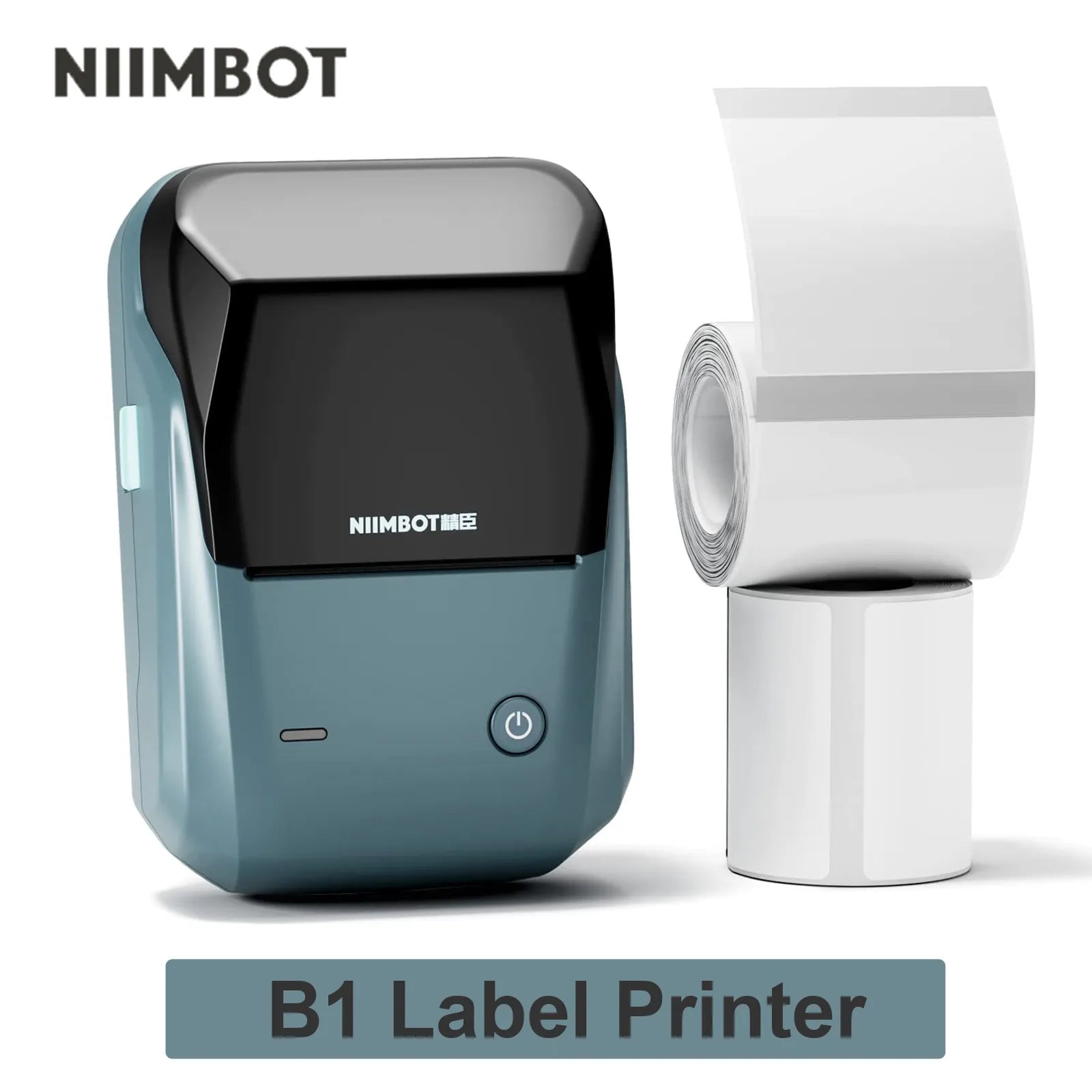 Étiqueteuse NIIMBOT B18 - Bluetooth, Impression Couleur, Ruban Noir Et étiquettes Blanches Inclus