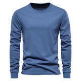 T-Shirt en 100% Coton Intemporel Manches Longues - Homme
