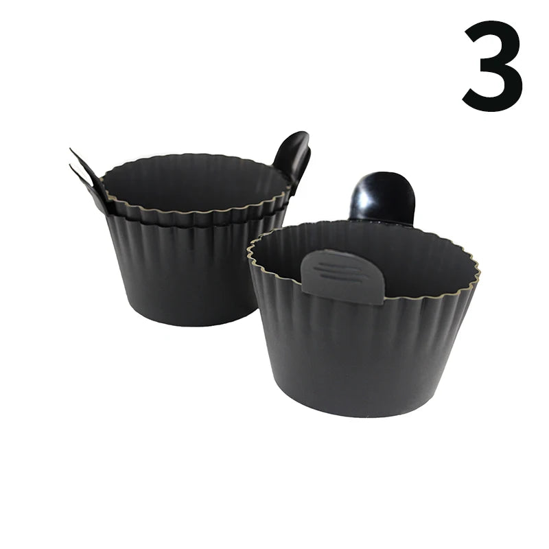 4x Moules en Silicone Antiadhésif pour Air Fryer