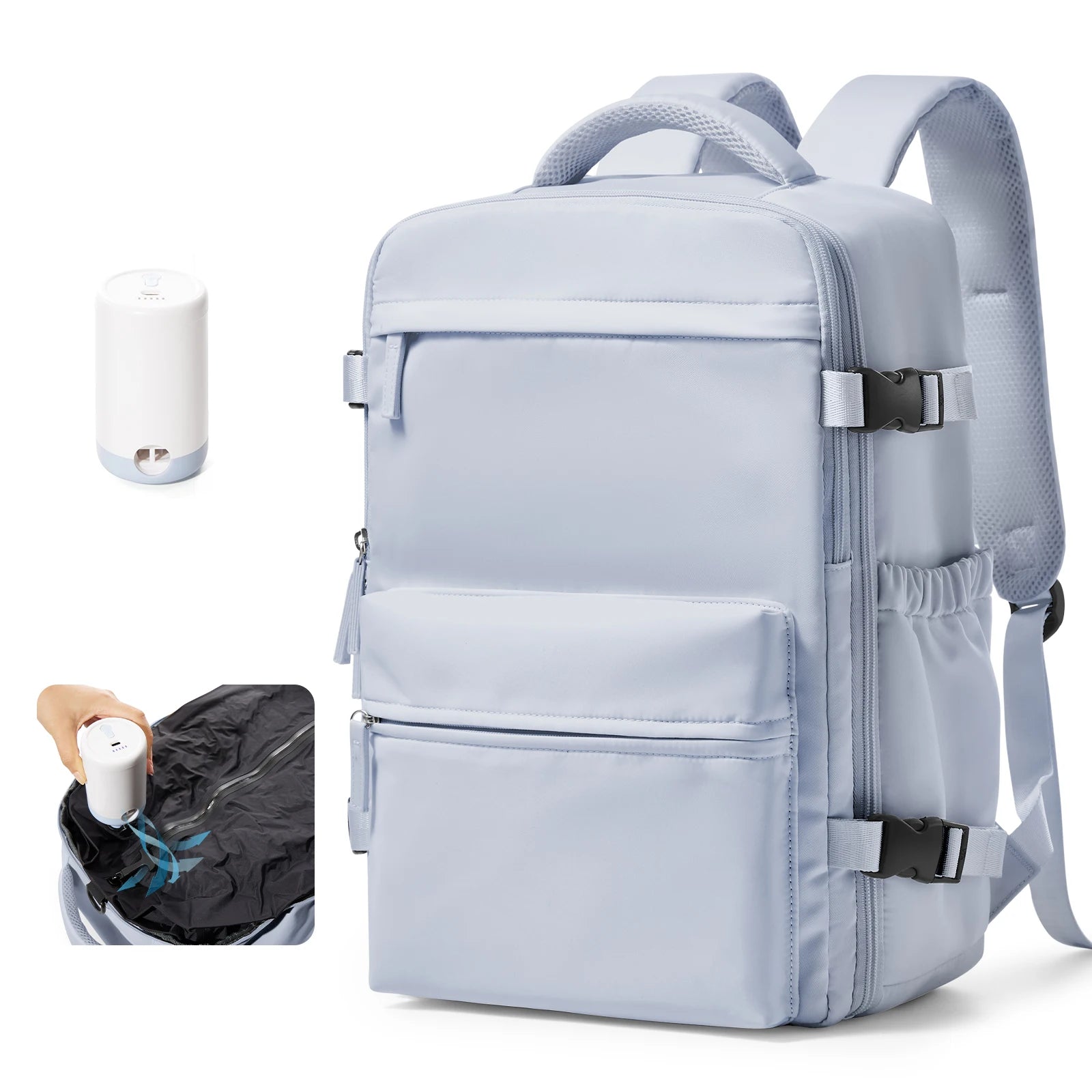Sac à Dos de Voyage à Compression Sous Vide - Pompe OFFERTE