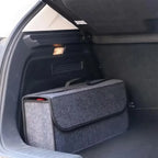 Boîte de Rangement en Feutrine avec Poignée pour Voiture