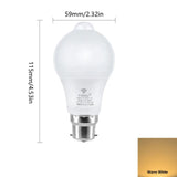 Lot de 4 Ampoules LED Economiques avec Détecteur de Mouvement