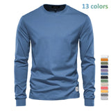 T-Shirt en 100% Coton Intemporel Manches Longues - Homme