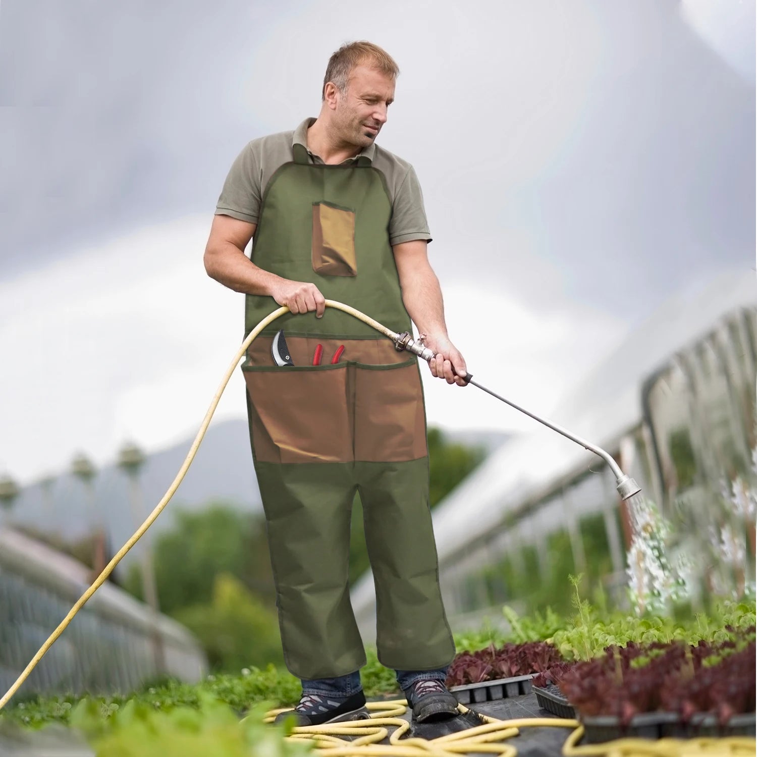 Tablier de Jardinage Protection des Jambes & Multi-poches