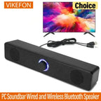 Barre de Son Bluetooth & USB Filaire/Sans Fil — Surround Home Cinéma