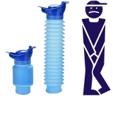 Urinoir Portable Rétractable 750ml – Voiture & Camping