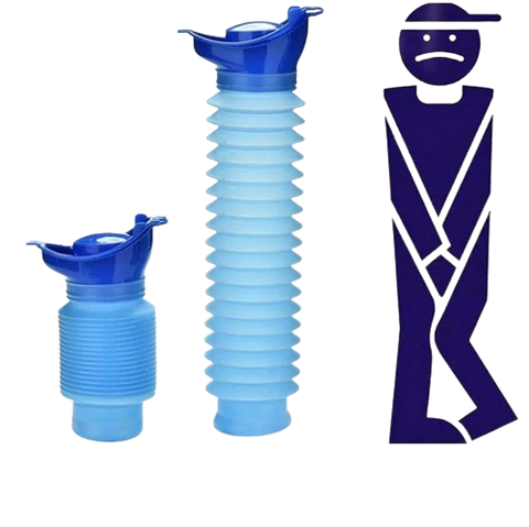 Urinoir Portable Rétractable 750ml – Voiture & Camping