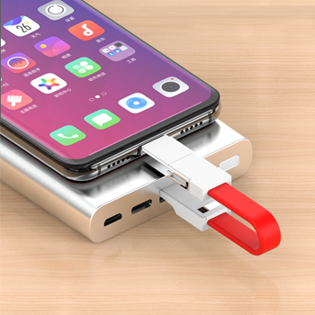 2x Porte-clés USB magnétique 3 en 1