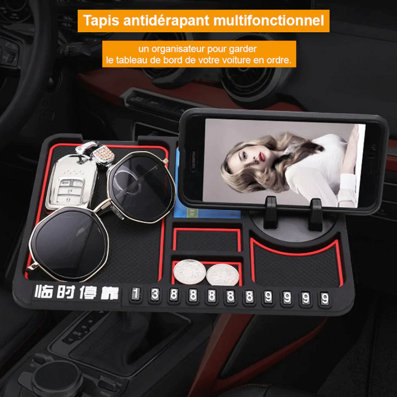 Tapis antidérapant support de téléphone pour voiture