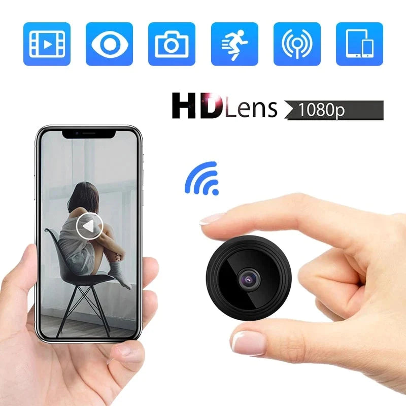 Mini caméra de surveillance magnétique