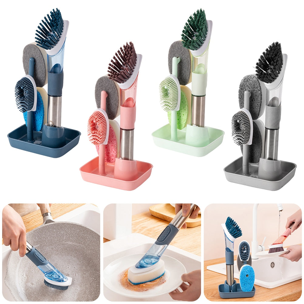 Ensemble de brosses à vaisselle 4 en 1