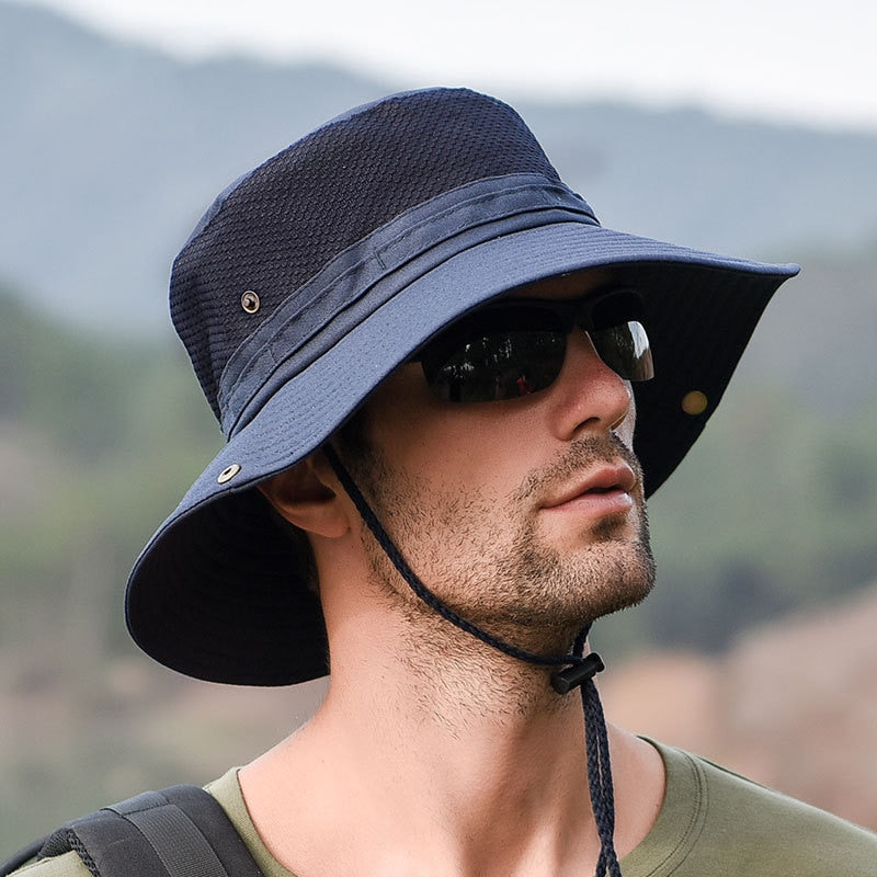 Chapeau anti-uv pliable pour hommes