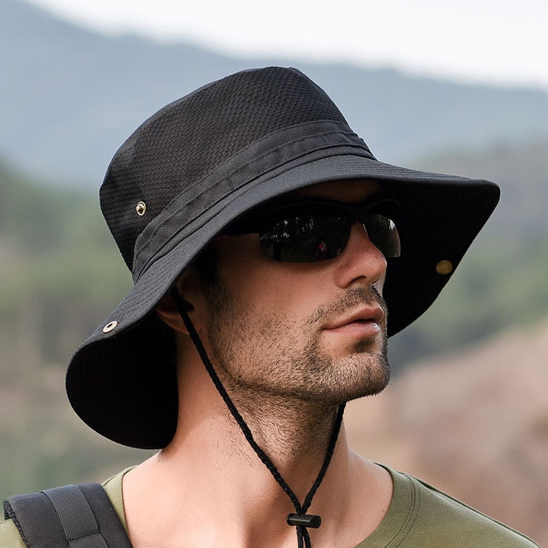 Chapeau anti-uv pliable pour hommes