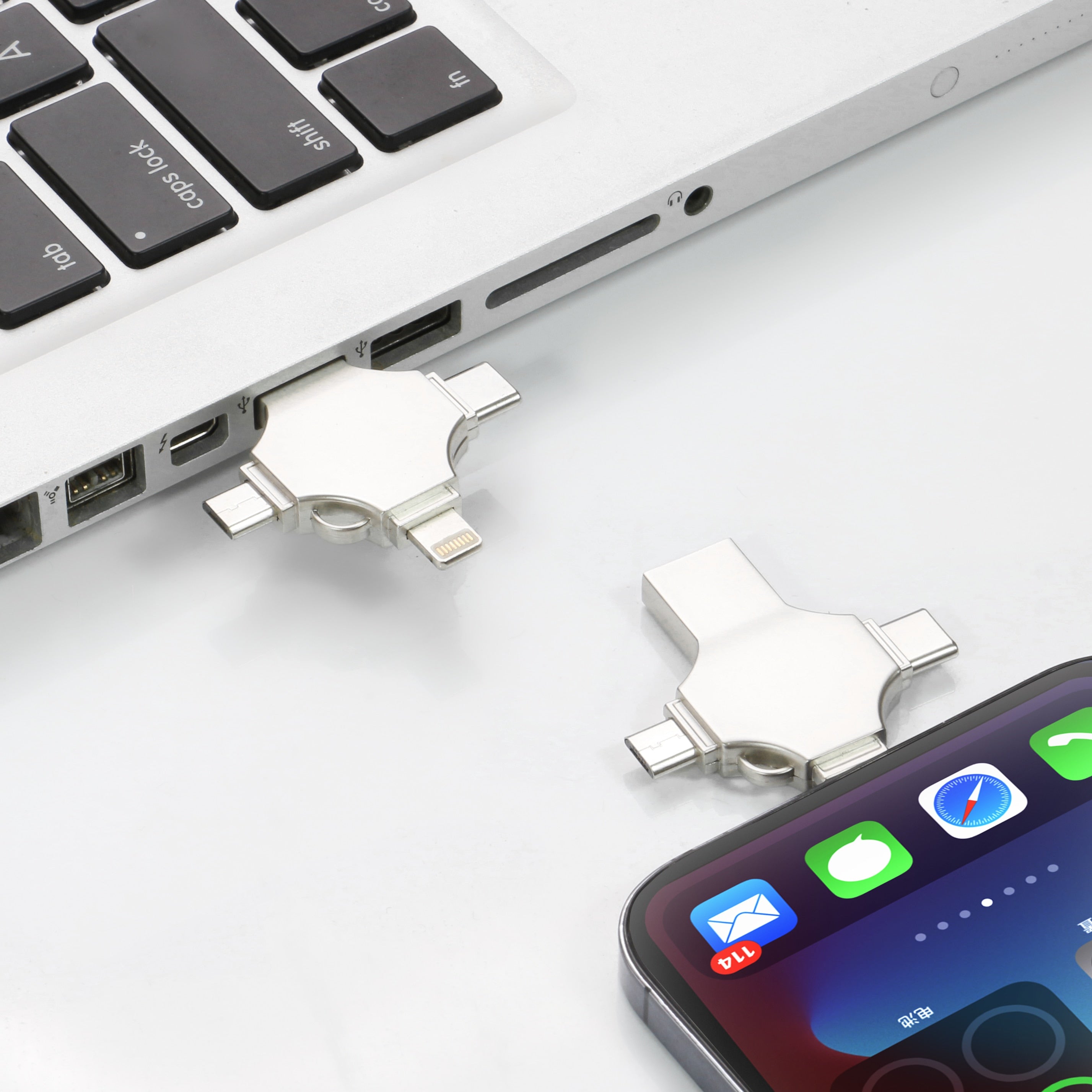Clé USB 4 en 1 - Nouvelle génération – labraderiedunet.fr