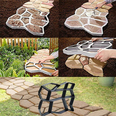 Moule pavé béton - Carrelage de jardin