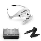 Lunettes loupe de précision avec lampe