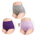 Lot de 3 Culottes abdominales en coton pour femmes