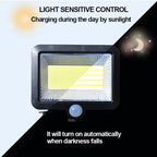 Lampe solaire puissante pour jardin