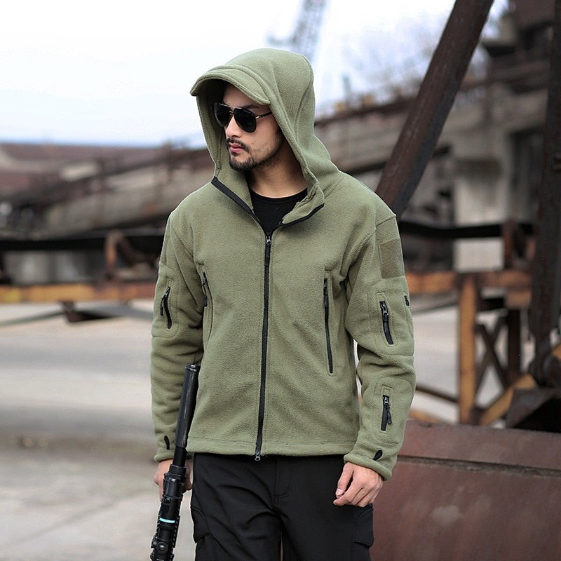 Veste tactique en polaire thermique