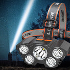 Lampe frontale rechargeable 4 modes
