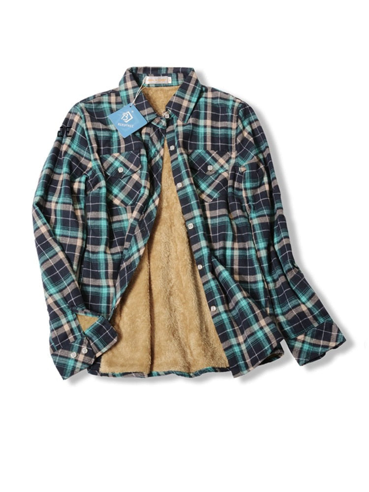 Chemise intérieur polaire à carreaux