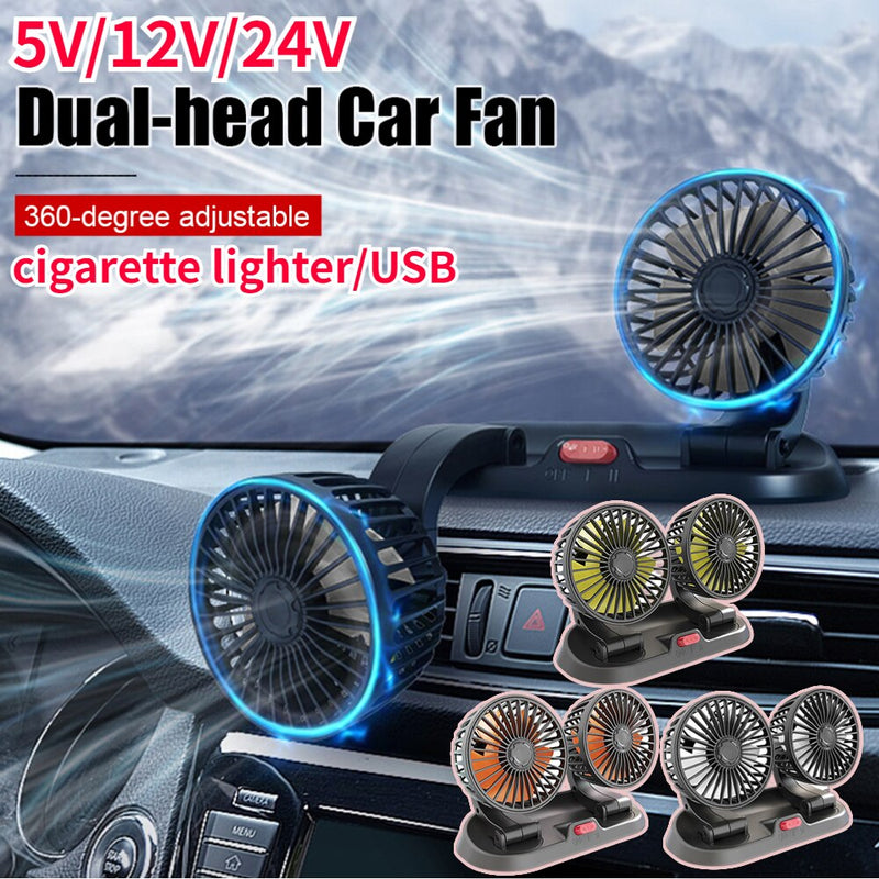 Mini Ventilateur rotatif pour voiture