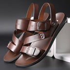 Sandales d'été en cuir pour hommes